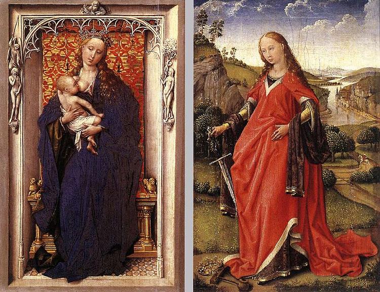 Rogier van der Weyden Diptych oil painting picture
